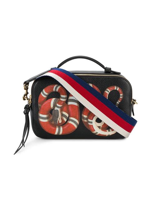 gucci merveilles snake print bag|Gucci leather shoulder bag.